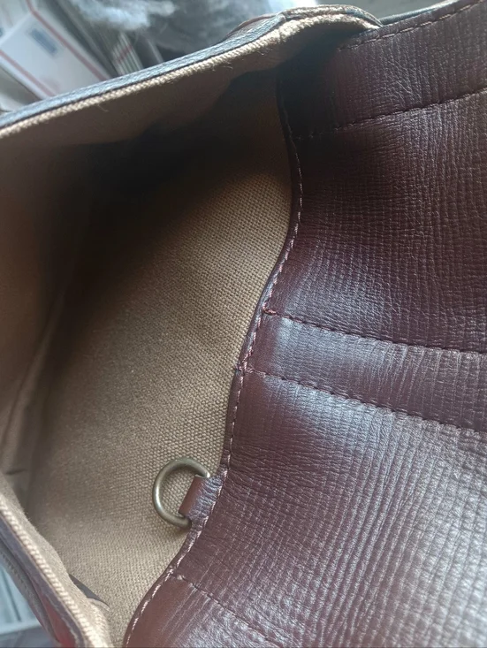 Louis Vuitton Iroquois Utah Brown Leather Messenger Bag Crossbody France ✨ Rare - Picture 5 of 16